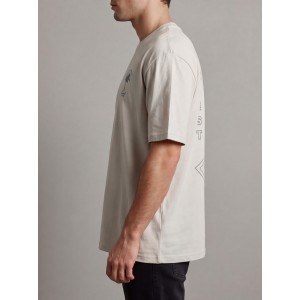 Life Style Butiken Ανδρική κοντομάνικη μπλούζα LS12631044 Γκρι Ανδρικά