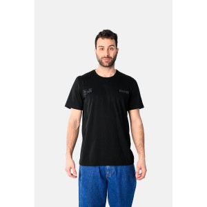 Life Style Butiken Ανδρική κοντομάνικη μπλούζα LS12531032 Black