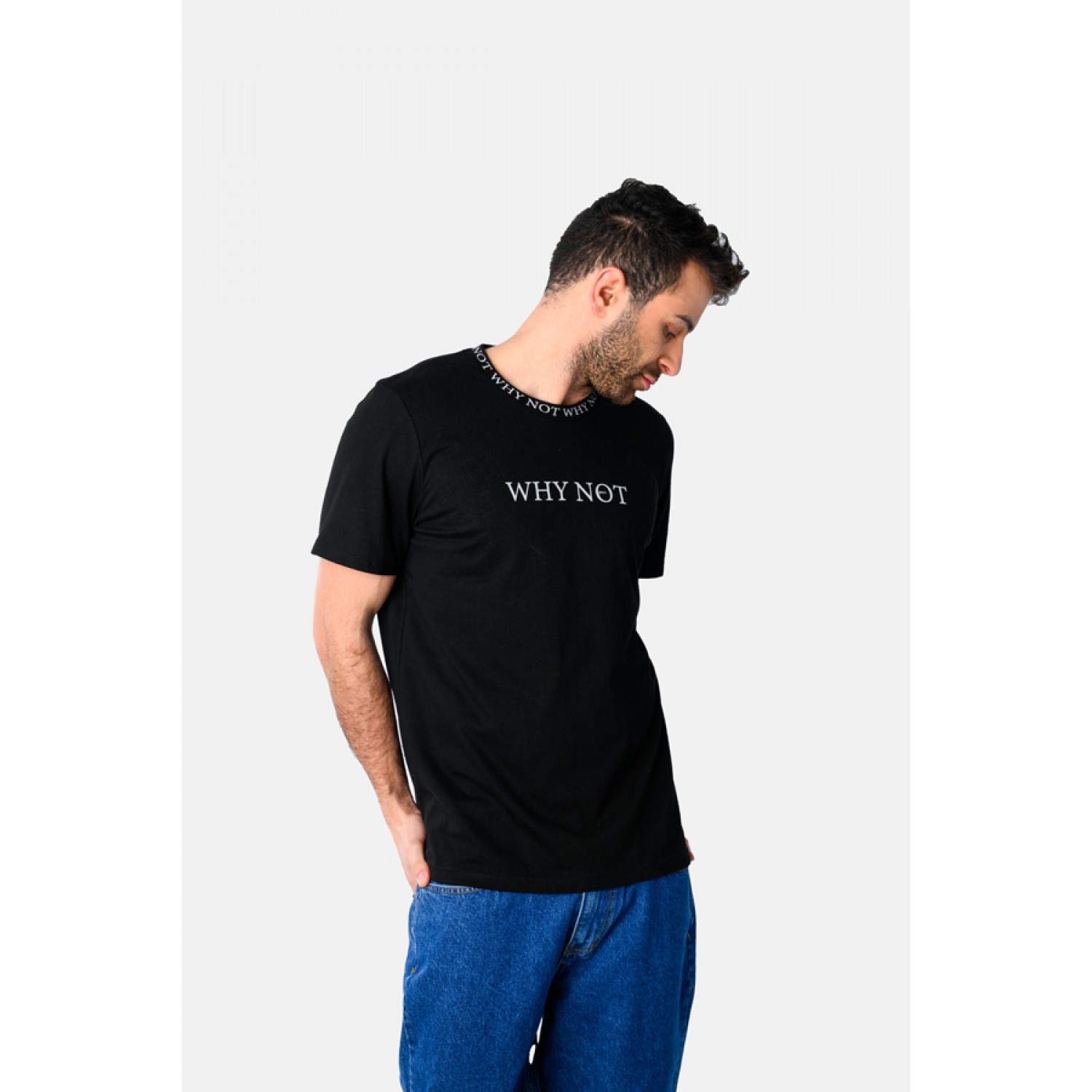 Life Style Butiken Ανδρική κοντομάνικη μπλούζα LS12531049 Black