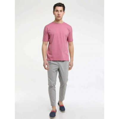 Ανδρική κοντομανικη μπλούζα TRESOR 205046 ΡΟΖ