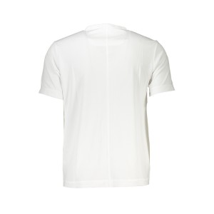 CALVIN KLEIN 00GMS4K159_BIYAA Λευκό Αθλητικό Ανδρικό κοντομάνικο T-shirt  Κανονική Γραμμή