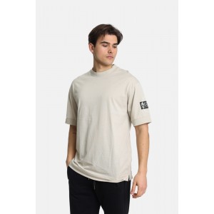 Paco & Co 2431078 Ανδρικό Oversized T-shirt Μπέζ
