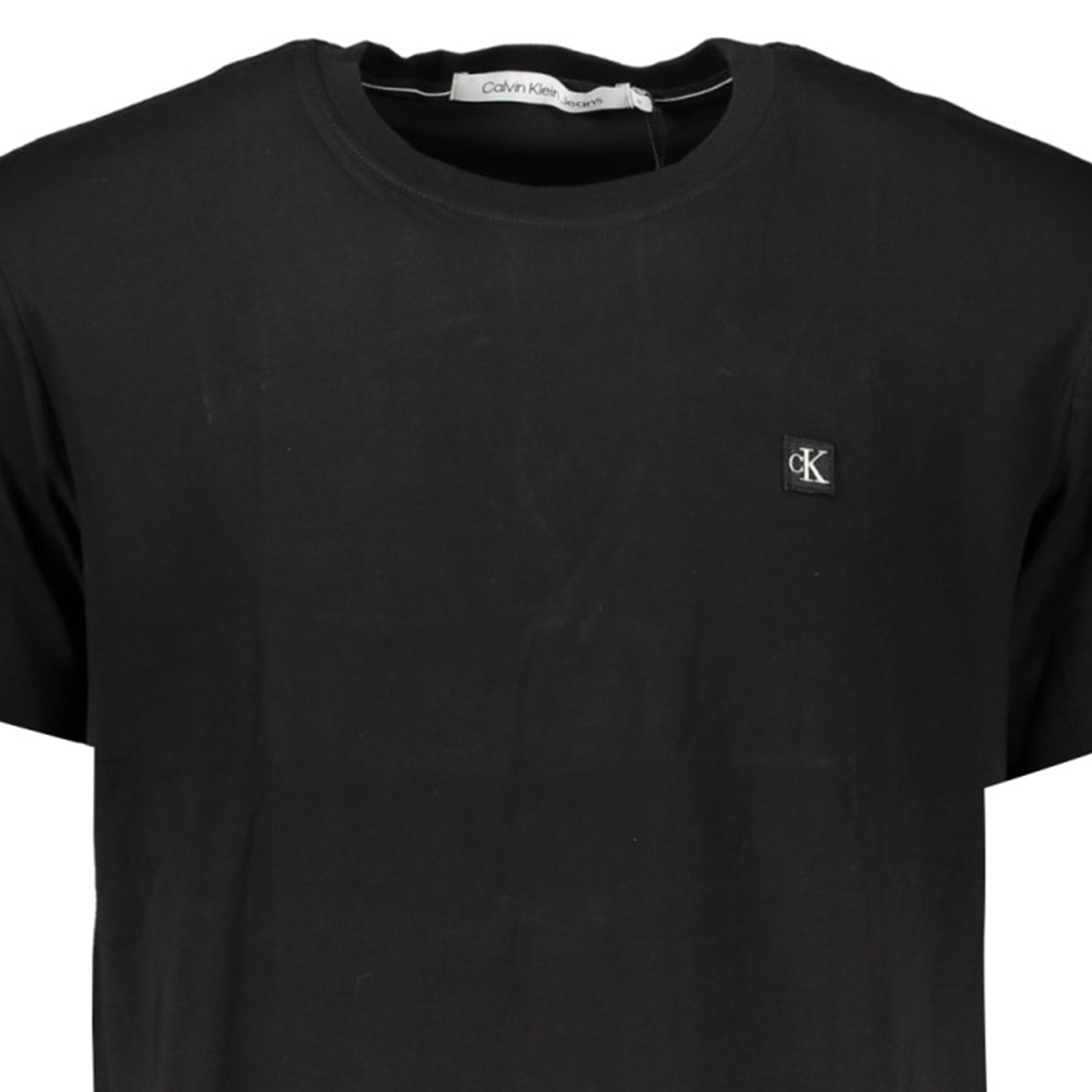 CALVIN KLEIN J30J325268_NEBEH Μαύρο Ανδρική Κοντομάνικη Μπλούζα Κανονική Γραμμή