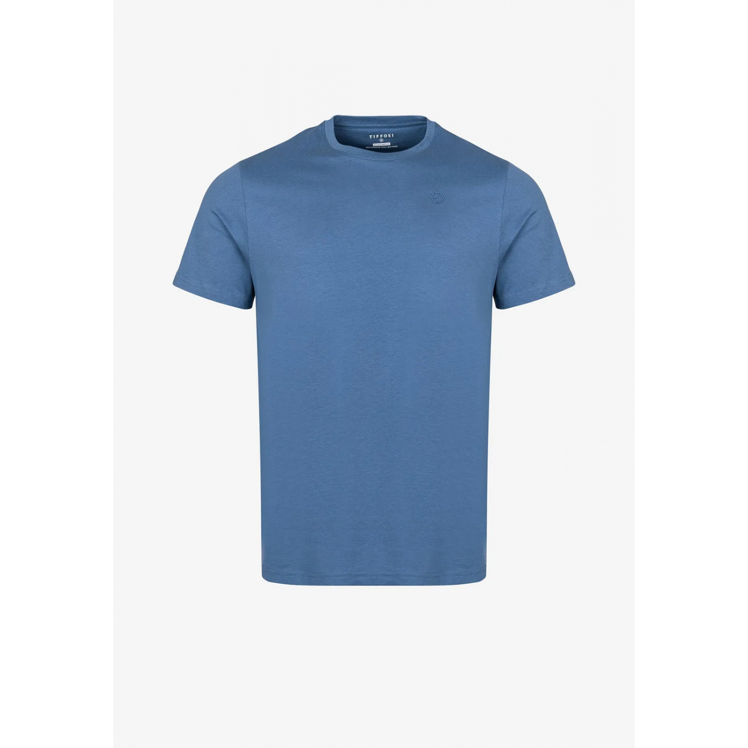 Ανδρική κοντομάνικη μπλούζα μονόχρωμη TIFFOSI 10048304 ΣΙΕΛ