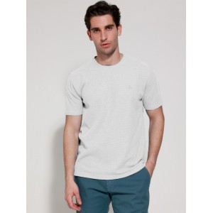 Tresor 207018 Λευκό Ανδρική κοντομάνικη μπλούζα Άνετη Εφαρμογή