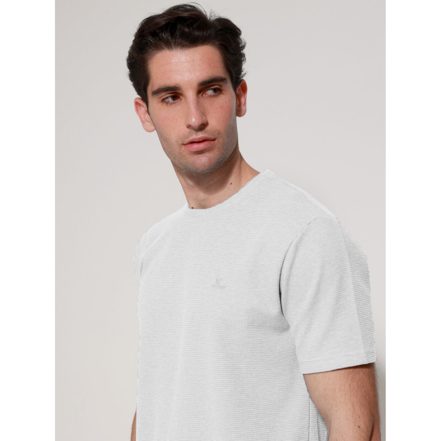 Tresor 207018 Λευκό Ανδρική κοντομάνικη μπλούζα Άνετη Εφαρμογή