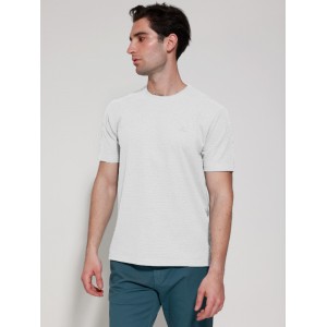 Tresor 207018 Λευκό Ανδρική κοντομάνικη μπλούζα Άνετη Εφαρμογή