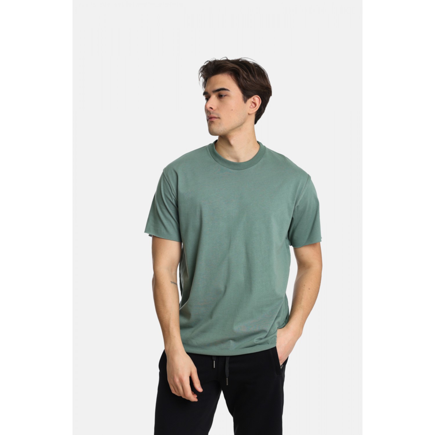 Paco & Co 2431057 Μέντα Ανδρική Μπλούζα Κοντομάνικη  Κανονική Γραμμή