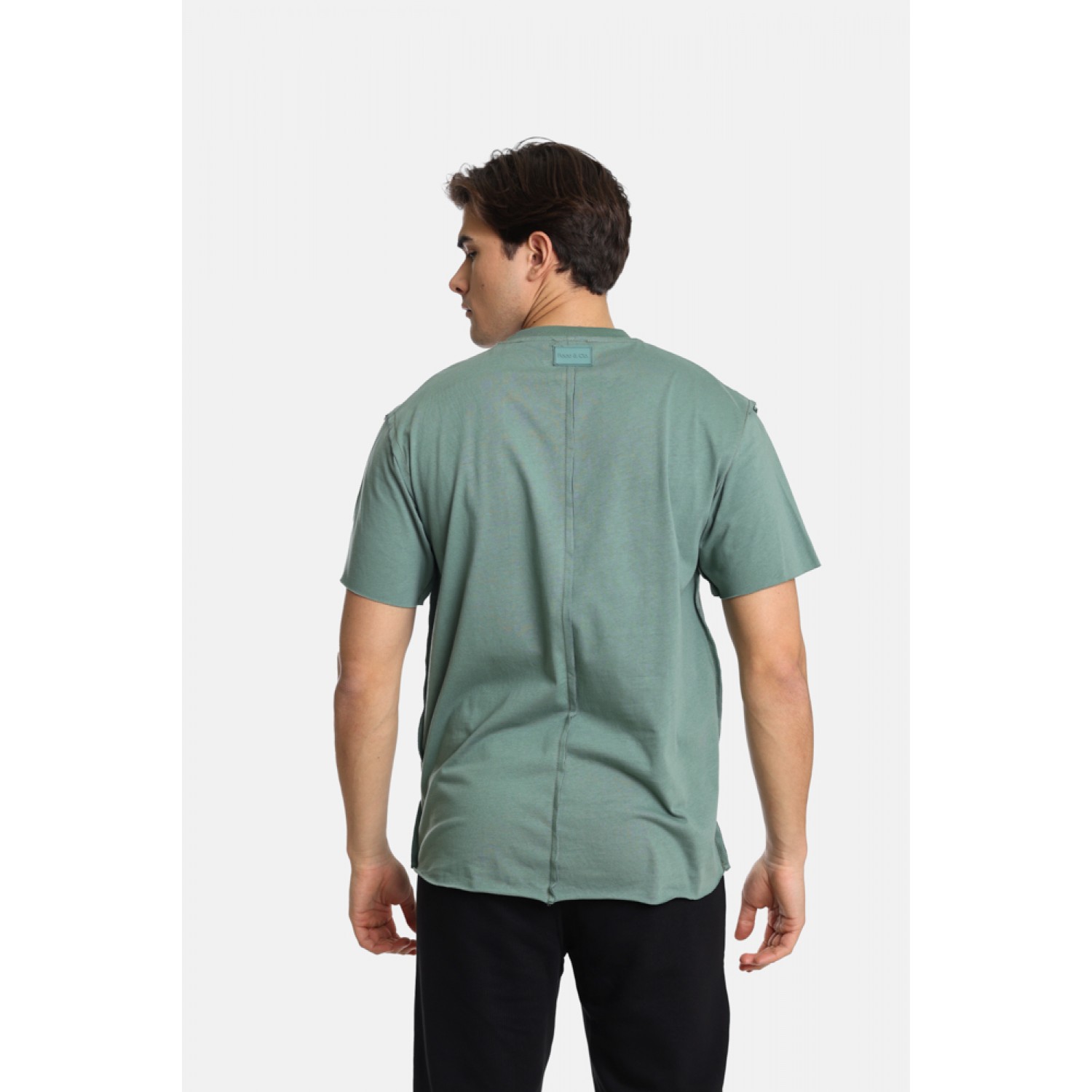 Paco & Co 2431057 Μέντα Ανδρική Μπλούζα Κοντομάνικη  Κανονική Γραμμή