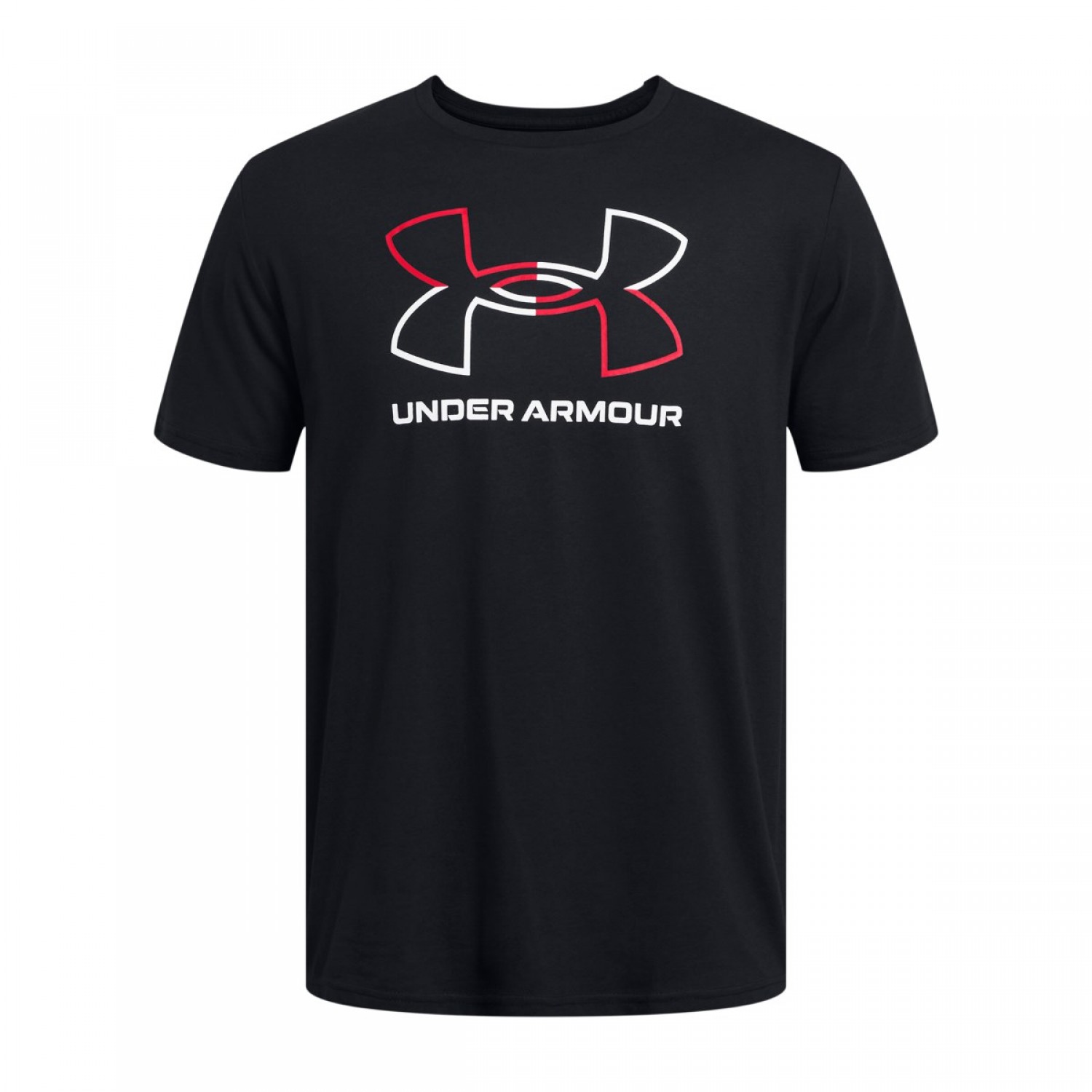 Under Armour Ανδρικό Μπλουζάκι Κοντομάνικο Κανονική Εφαρμογή 1382915 Black