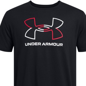 Under Armour Ανδρικό Μπλουζάκι Κοντομάνικο Κανονική Εφαρμογή 1382915 Black