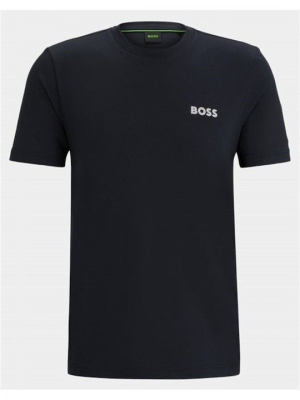 Hugo Boss 50515620 Black Ανδρική κοντομάνικη μπλούζα Κανονική Εφαρμογή