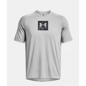 Under Armour Ανδρικό Μπλουζάκι Κοντομάνικο Κανονική Εφαρμογή 1380785 Γκρι