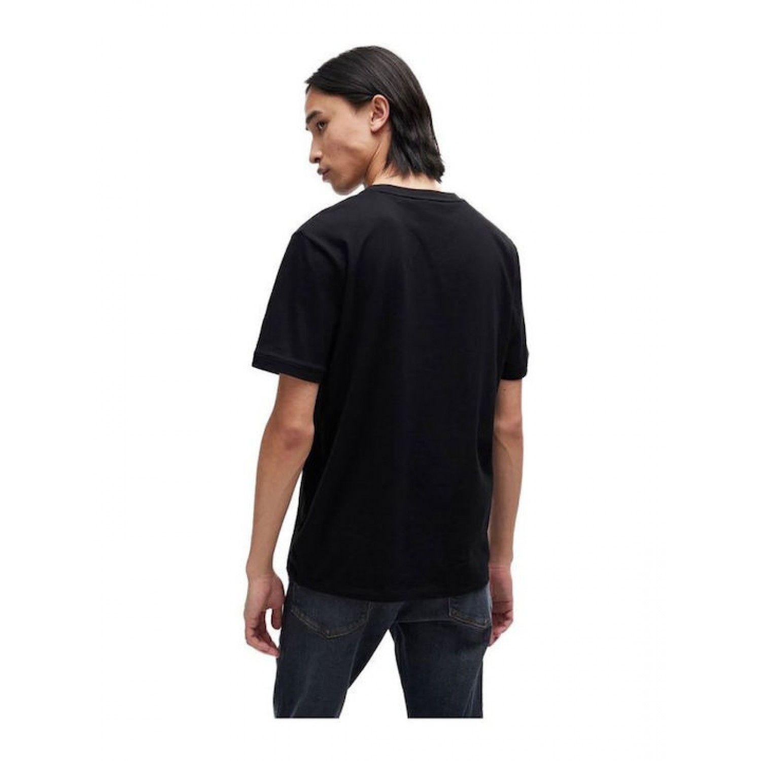 Hugo Boss 50447978 Black Ανδρική κοντομάνικη μπλούζα Κανονική Εφαρμογή