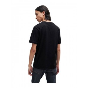Hugo Boss 50447978 Black Ανδρική κοντομάνικη μπλούζα Κανονική Εφαρμογή