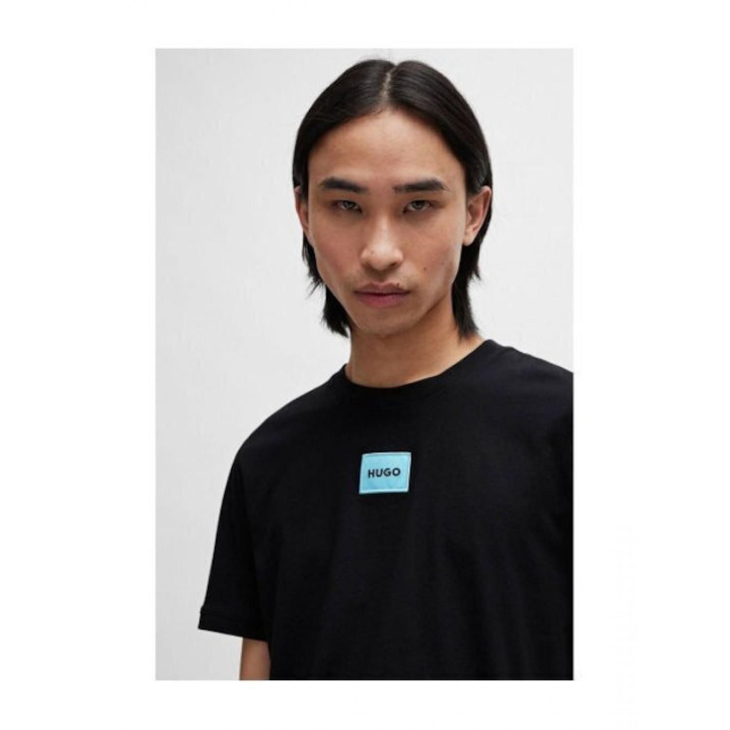 Hugo Boss 50447978 Black Ανδρική κοντομάνικη μπλούζα Κανονική Εφαρμογή