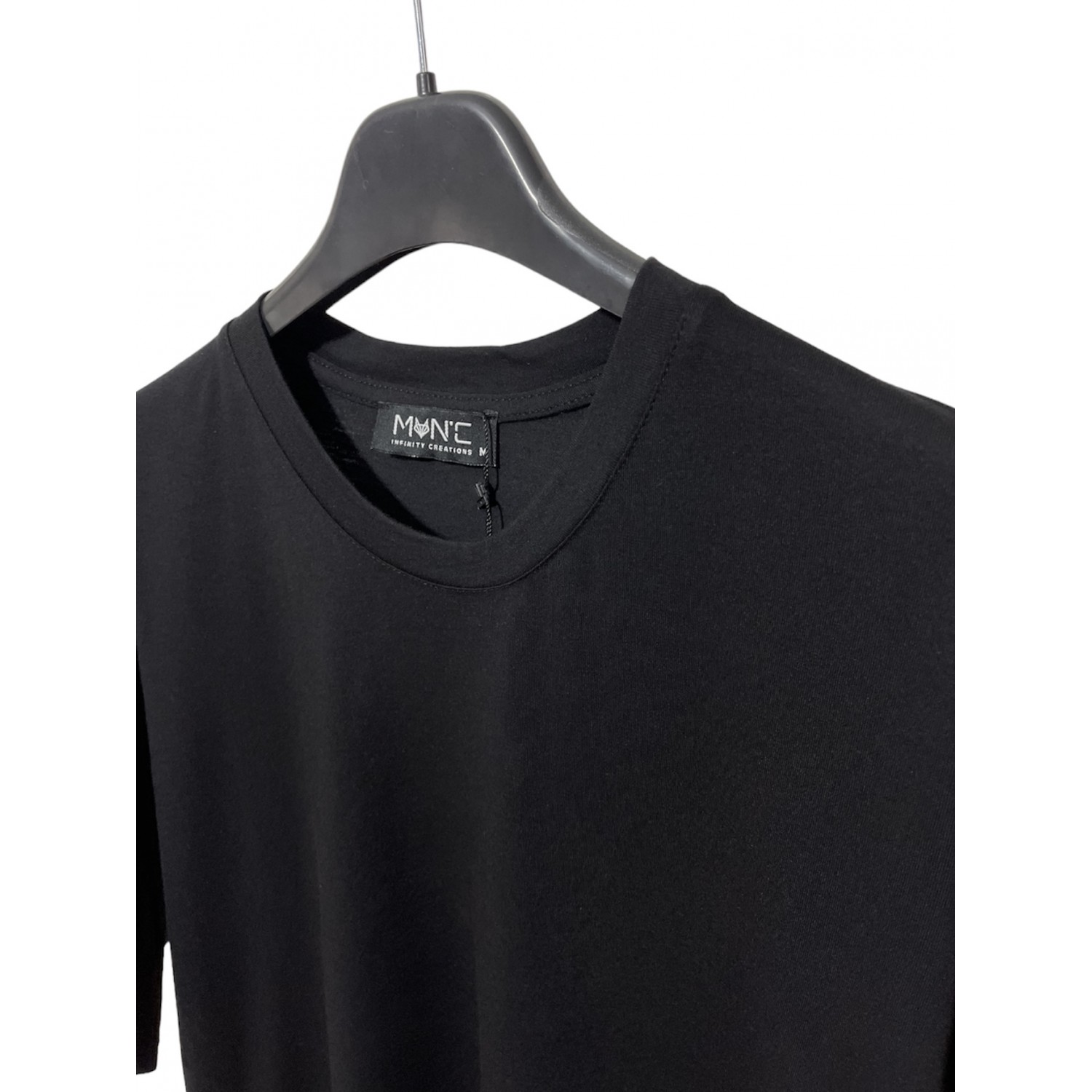 Life Style Butiken LS5473 Black Ανδρική κοντομάνικη μπλούζα Άνετη Εφαρμογή