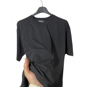 Life Style Butiken LS5473 Black Ανδρική κοντομάνικη μπλούζα Άνετη Εφαρμογή