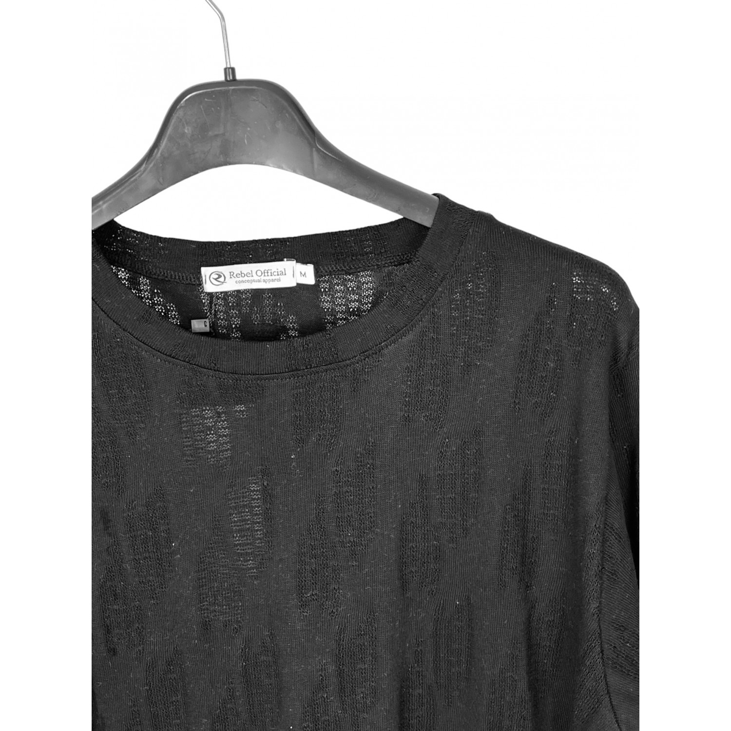 Life Style Butiken LS8016 Black Ανδρική κοντομάνικη μπλούζα 3/4 Μανίκι Κανονική Εφαρμογή