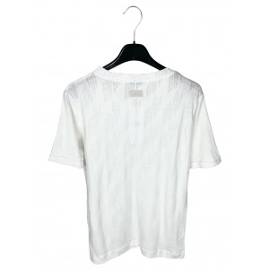 Life Style Butiken LS8008 Λευκό Ανδρική κοντομάνικη μπλούζα Κανονική Εφαρμογή