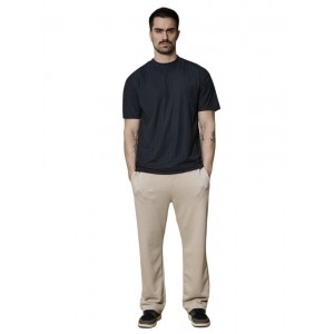 Life Style Butiken LS16627 Μαύρο Ανδρικό Κοντομάνικο μπλουζάκι Oversized