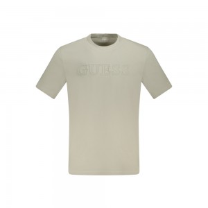 Guess Jeans  Ανδρική κοντομάνικη μπλούζα Z2YI11J1314_BEG9J5 Beige