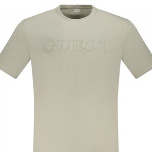 Guess Jeans  Ανδρική κοντομάνικη μπλούζα Z2YI11J1314_BEG9J5 Beige