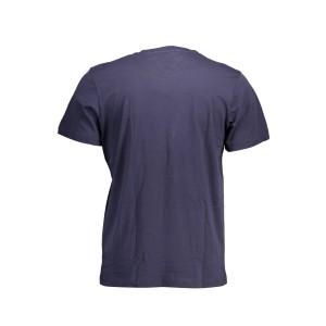 Tommy Hilfiger DM0DM15379_BLU_C87 Navy Ανδρική κοντομάνικη μπλούζα Κανονική Γραμμή