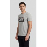 Life Style Butiken Ανδρική κοντομάνικη μπλούζα LS12631040 Γκρι 2