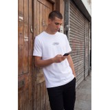 Life Style Butiken Ανδρική κοντομάνικη μπλούζα oversized LS12631045 Λευκό 3
