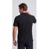 Life Style Butiken Ανδρική κοντομάνικη μπλούζα Polo Mao με κουμπιά LS12431837 Black 6