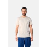 Life Style Butiken Ανδρική κοντομάνικη μπλούζα LS12531032 Εκρού 1
