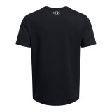 Under Armour Ανδρικό Μπλουζάκι Κοντομάνικο Κανονική Εφαρμογή 1382915 Black 2