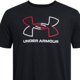Under Armour Ανδρικό Μπλουζάκι Κοντομάνικο Κανονική Εφαρμογή 1382915 Black 3