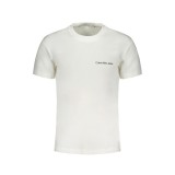 CALVIN KLEIN J30J324671_BIYAF Λευκό Ανδρική Κοντομάνικη Μπλούζα Κανονική Εφαρμογή 1