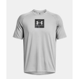 Under Armour Ανδρικό Μπλουζάκι Κοντομάνικο Κανονική Εφαρμογή 1380785 Γκρι 1