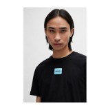 Hugo Boss 50447978 Black Ανδρική κοντομάνικη μπλούζα Κανονική Εφαρμογή 2