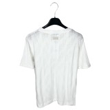Life Style Butiken LS8008 Λευκό Ανδρική κοντομάνικη μπλούζα Κανονική Εφαρμογή 4