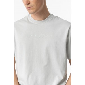 Life Style Butiken Ανδρική κοντομάνικη μπλούζα LS110059078_003 Γκρι