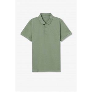 Life Style Butiken Ανδρική κοντομάνικη μπλούζα Polo LS110050806805 Μέντα