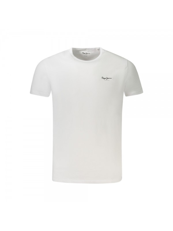 PEPE JEANS Ανδρική κοντομάνικη μπλούζα PM508212ORIGINALBASIC3_BI800 Λευκό