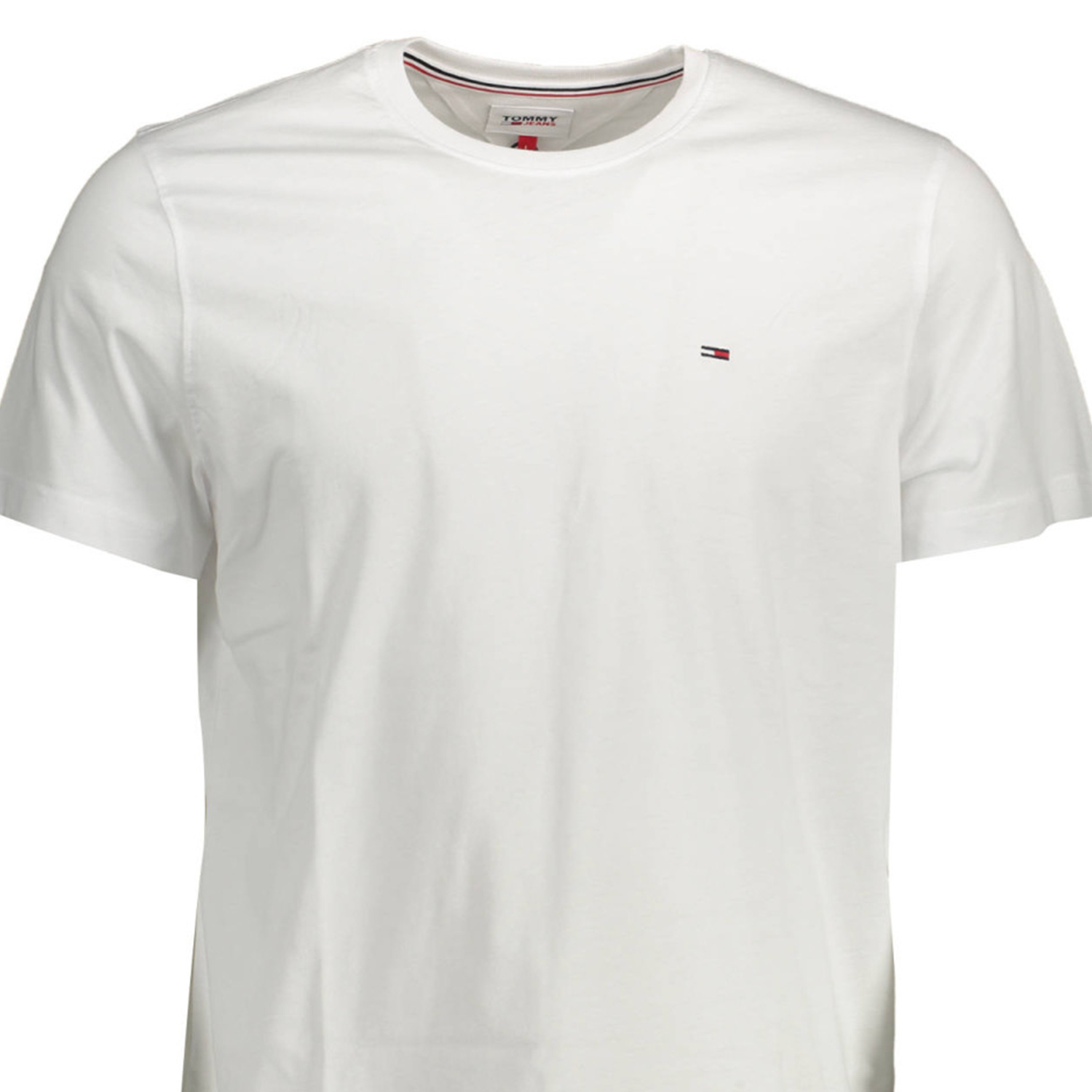 TOMMY HILFIGER Ανδρική κοντομανικη μπλούζα DM0DM04411_C44F782_BIANCO100 Λευκό