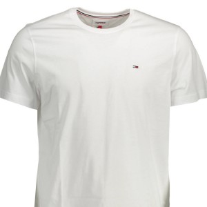 TOMMY HILFIGER Ανδρική κοντομανικη μπλούζα DM0DM04411_C44F782_BIANCO100 Λευκό