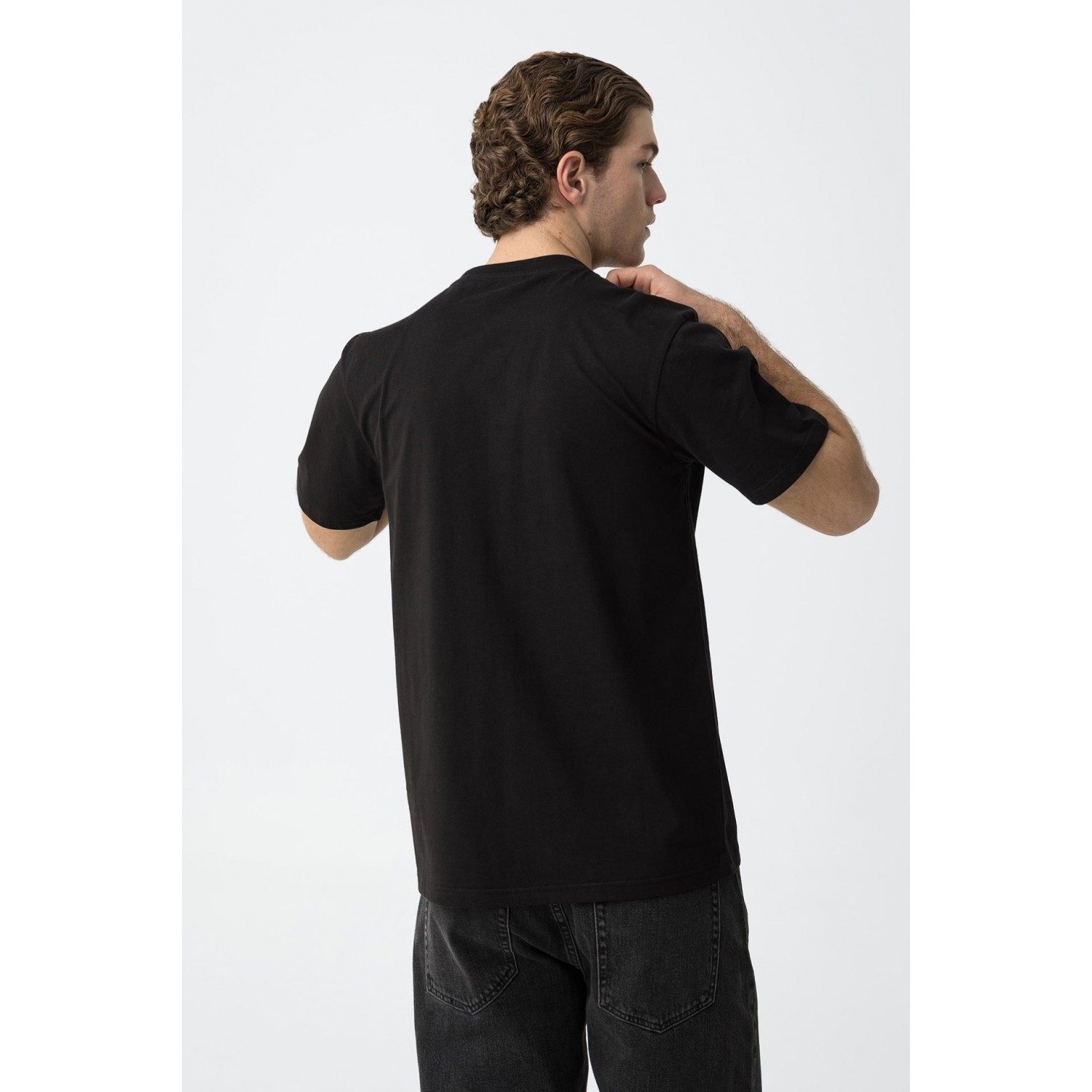 Life Style Butiken Ανδρική κοντομάνικη μπλούζα LS110060041_000 Black