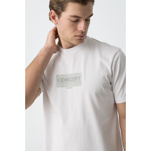 Life Style Butiken Ανδρική κοντομάνικη μπλούζα LS110060041_001 Λευκό