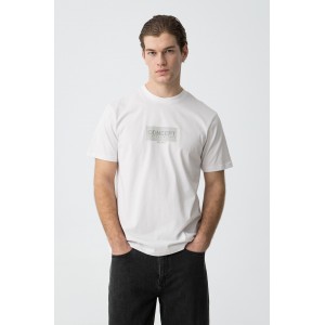 Life Style Butiken Ανδρική κοντομάνικη μπλούζα LS110060041_001 Λευκό