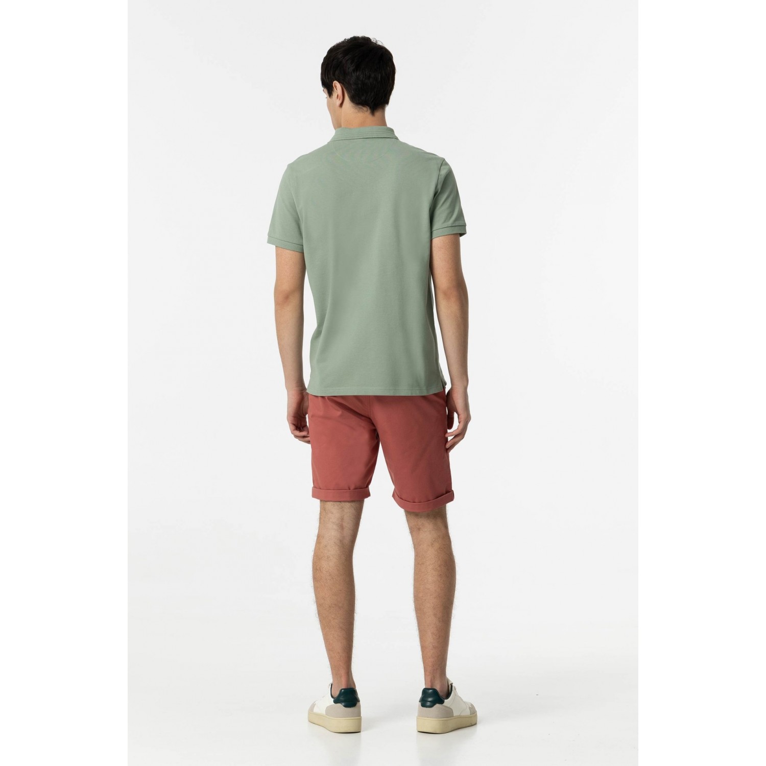 Life Style Butiken Ανδρική κοντομάνικη μπλούζα Polo LS110050806805 Μέντα