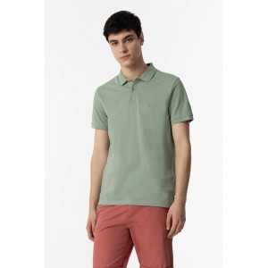 Life Style Butiken Ανδρική κοντομάνικη μπλούζα Polo LS110050806805 Μέντα