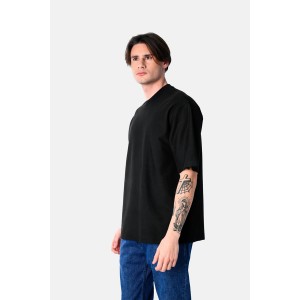Life Style Butiken Ανδρική κοντομάνικη μπλούζα oversized LS12531071 Black