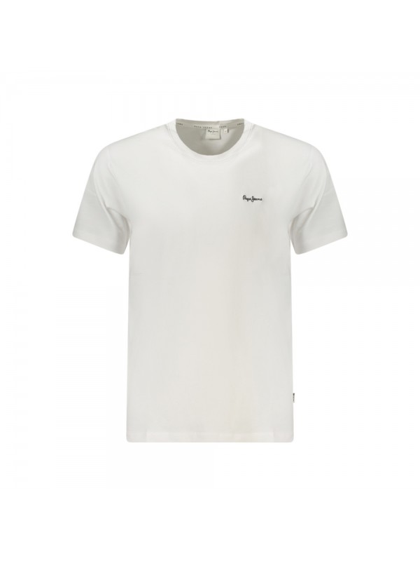 PEPE JEANS Ανδρική κοντομάνικη μπλούζα  PM509933CONTRASTCONNOR_BI800 Λευκό